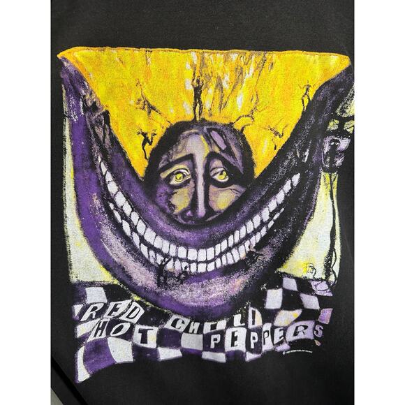 Red Hot Chili Peppers Rare 1994 World Tour Vintage Reprint Single Stitch T-shirt - Picture 3 of 7
